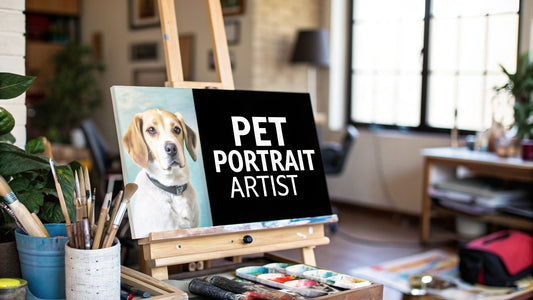 Hiring a Custom Pet Portrait Artist