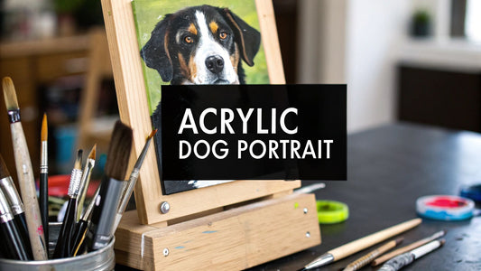 Painting a Dog in Acrylics A Complete Guide