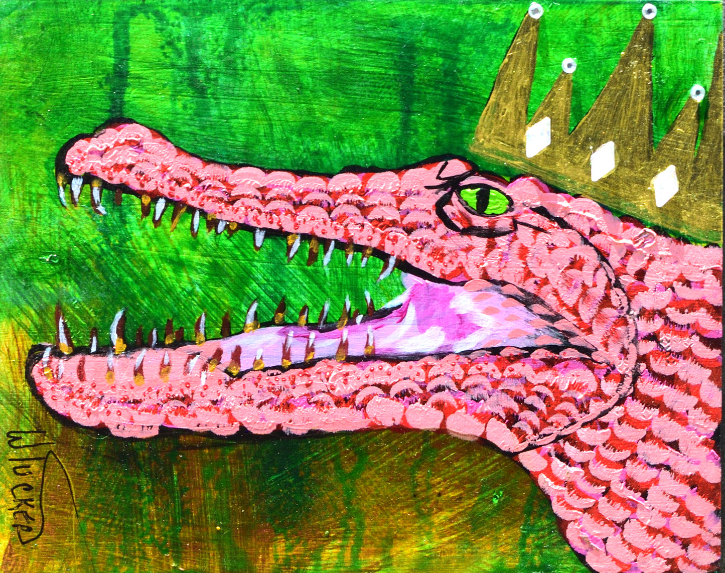 William Tucker Endangered Animal Wall Art - Coastal Collection - Rouge Gator