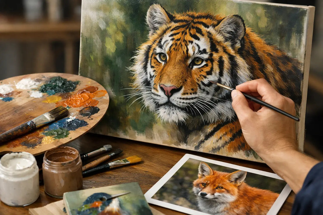 Animal Painting Techniques Acrylic Artists Use