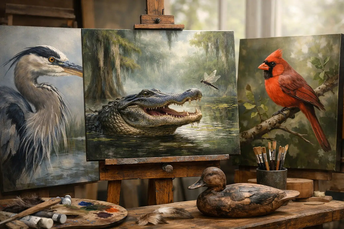 Louisiana Wildlife Art That Feels Alive