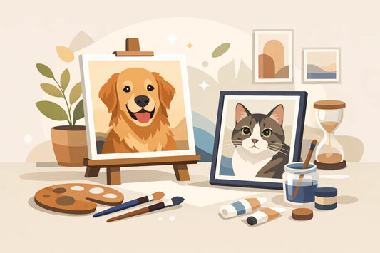 Why Custom Pet Portrait Painting Lasts