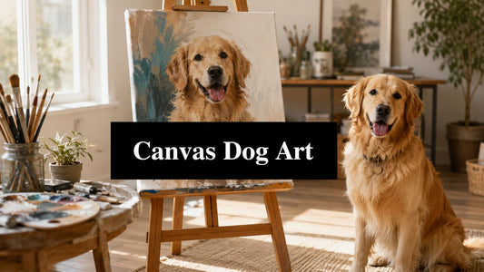 Canvas Dog Paintings That Celebrate Your Pet in Style