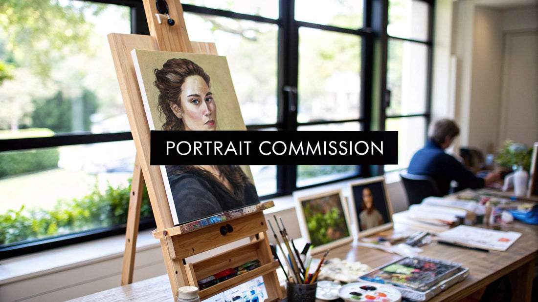How to Hire a commission portrait artist and Get It Right