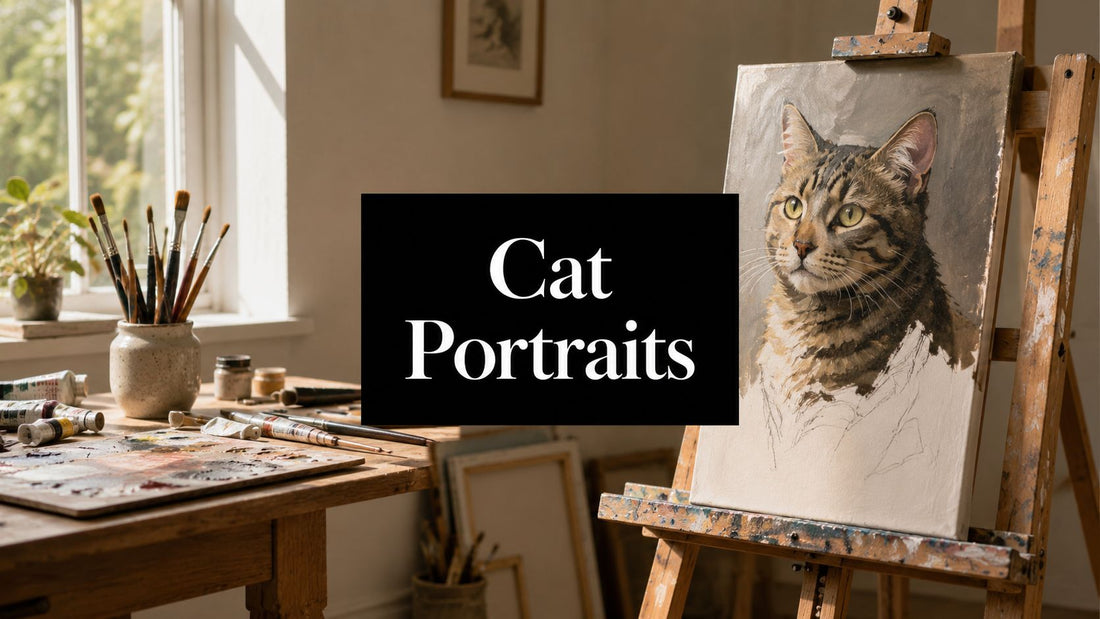 Custom Cat Portraits: Your Guide to Commissioning Art