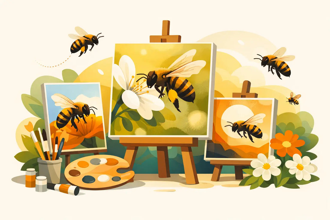 Bee Paintings for Sale That Feel Alive