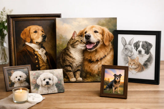 12 Pet Memorial Portrait Examples to Inspire