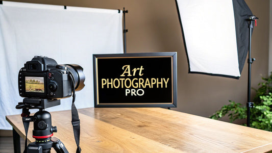 How to Photograph Artwork for Prints Like a Pro