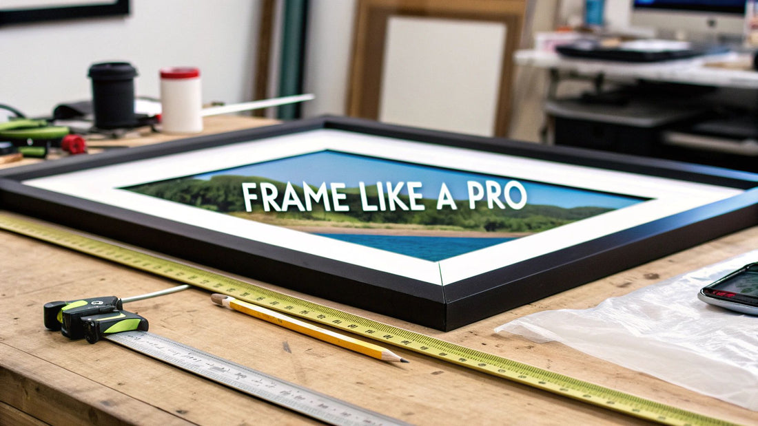 How to Frame Canvas Paintings Like a Pro