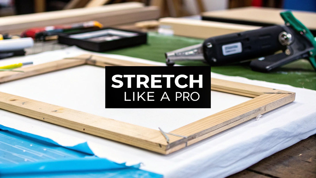 How to Stretch a Canvas Painting Like a Pro