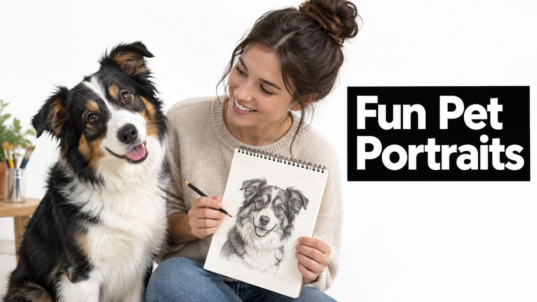 How to Commission Fun Pet Portraits That Look Like Them