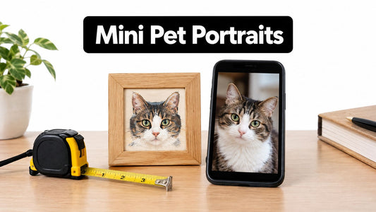 Mini Pet Portraits: Sizes, Photo Prep and Ordering Tips