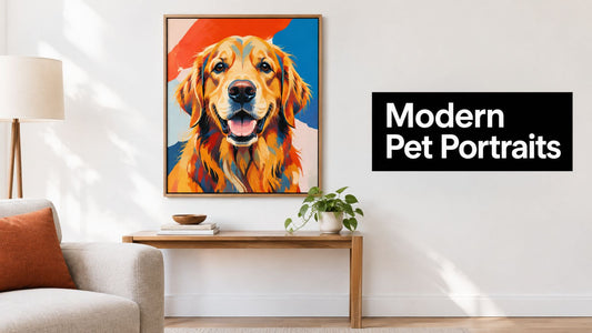 4 Modern Pet Portraits to Inspire Your Space