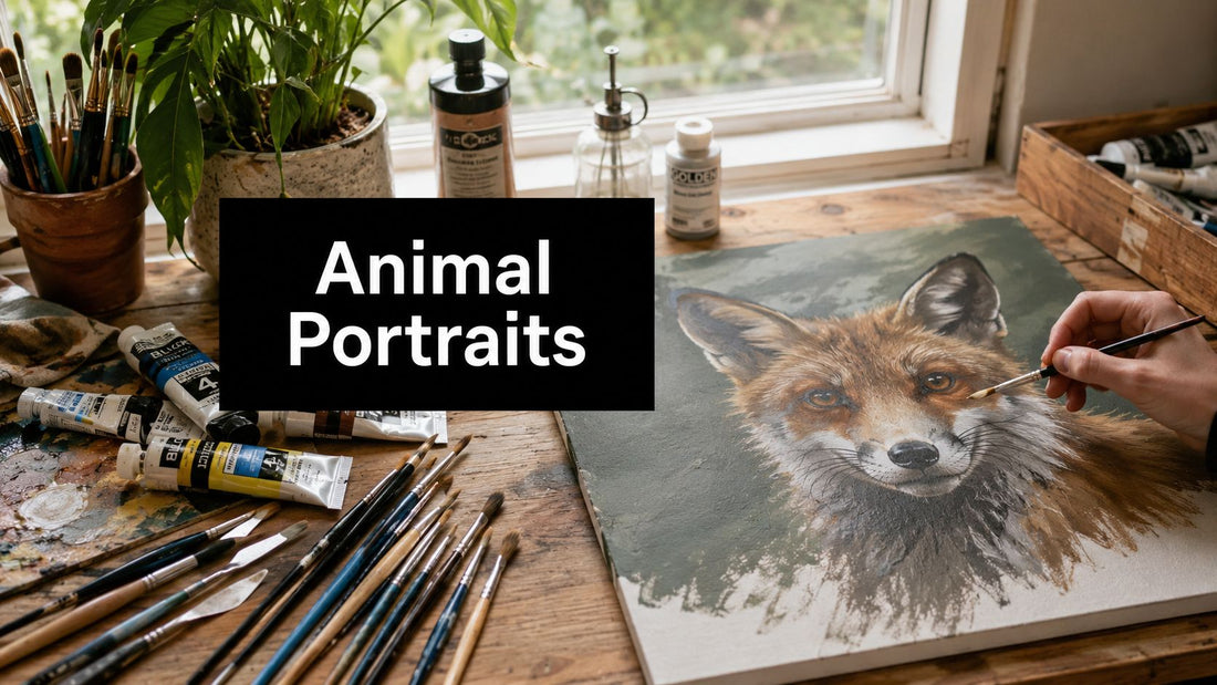 How to Master Painting Animal Portraits from Start to Finish