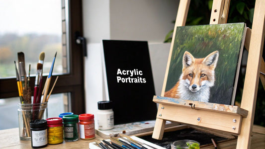 painting with acrylics portraits: Create lifelike portraits
