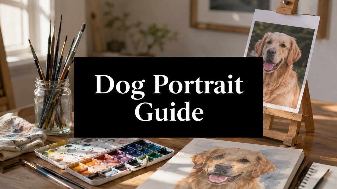 How to Commission Watercolour Dog Portraits That Last