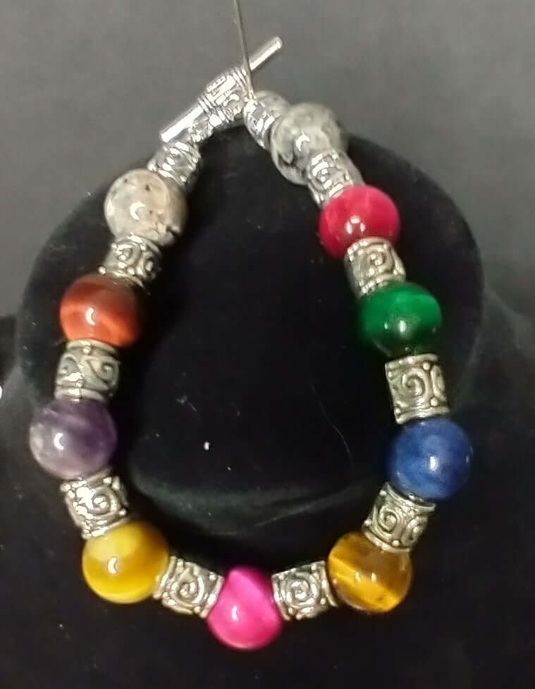 Multi Color Tiger Eye Bracelet