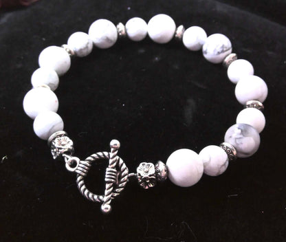 White Howlite Bracelet